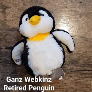 Webkinz Plush penguin Retired